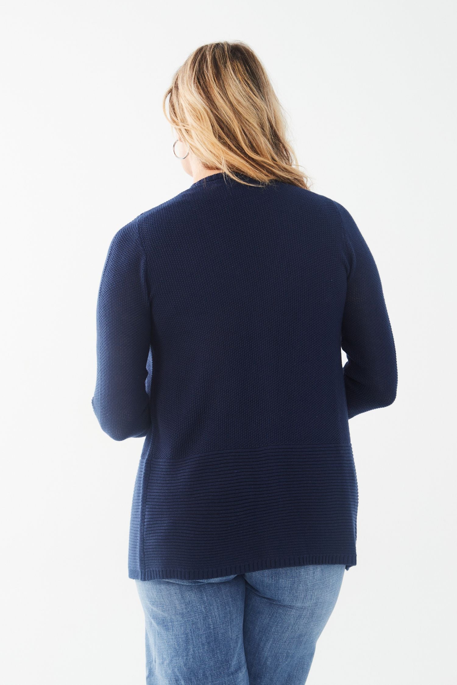 FDJ Open Front Textured Cardigan - Style 1144624 – Close To You