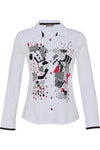 Dolcezza Print Blouse - Style 73605, front