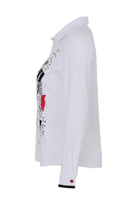 Dolcezza Print Blouse - Style 73605, side