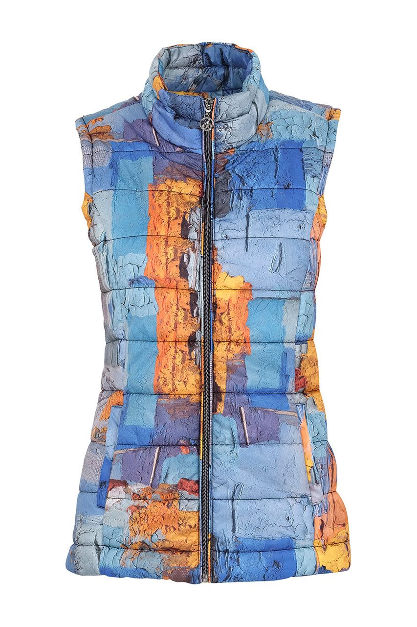 Dolcezza Puffer Vest - Style 73823, front