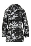 Dolcezza Long Puffer Poetry Jacket - Style 73845, back