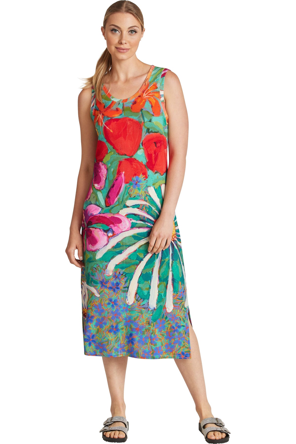 Claire Desjardins Butterfly Midi Dress - Style 91024