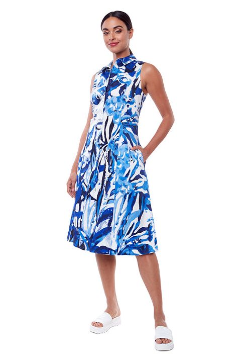 Claire Desjardins Liberty Sleeveless Shirt Dress - Style 91083