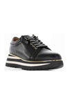 Front view of Alfie & Evie Fashion Sneaker - Style Hosting in black