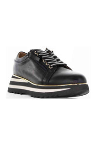 Front view of Alfie & Evie Fashion Sneaker - Style Hosting in black