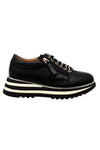 Side view of Alfie & Evie Fashion Sneaker - Style Hosting in black