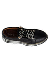 Top view of Alfie & Evie Fashion Sneaker - Style Hosting in black