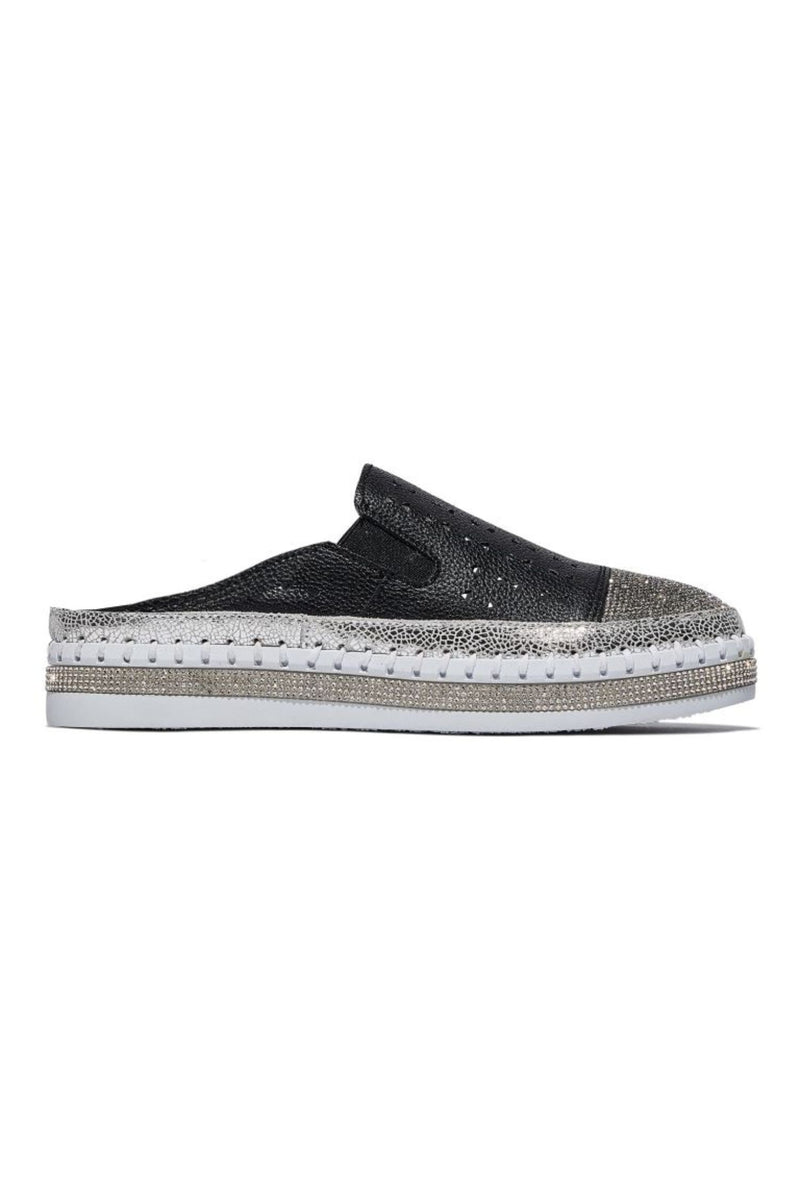 Side view of Bernie Mev Mule Shoes - Style TW shine