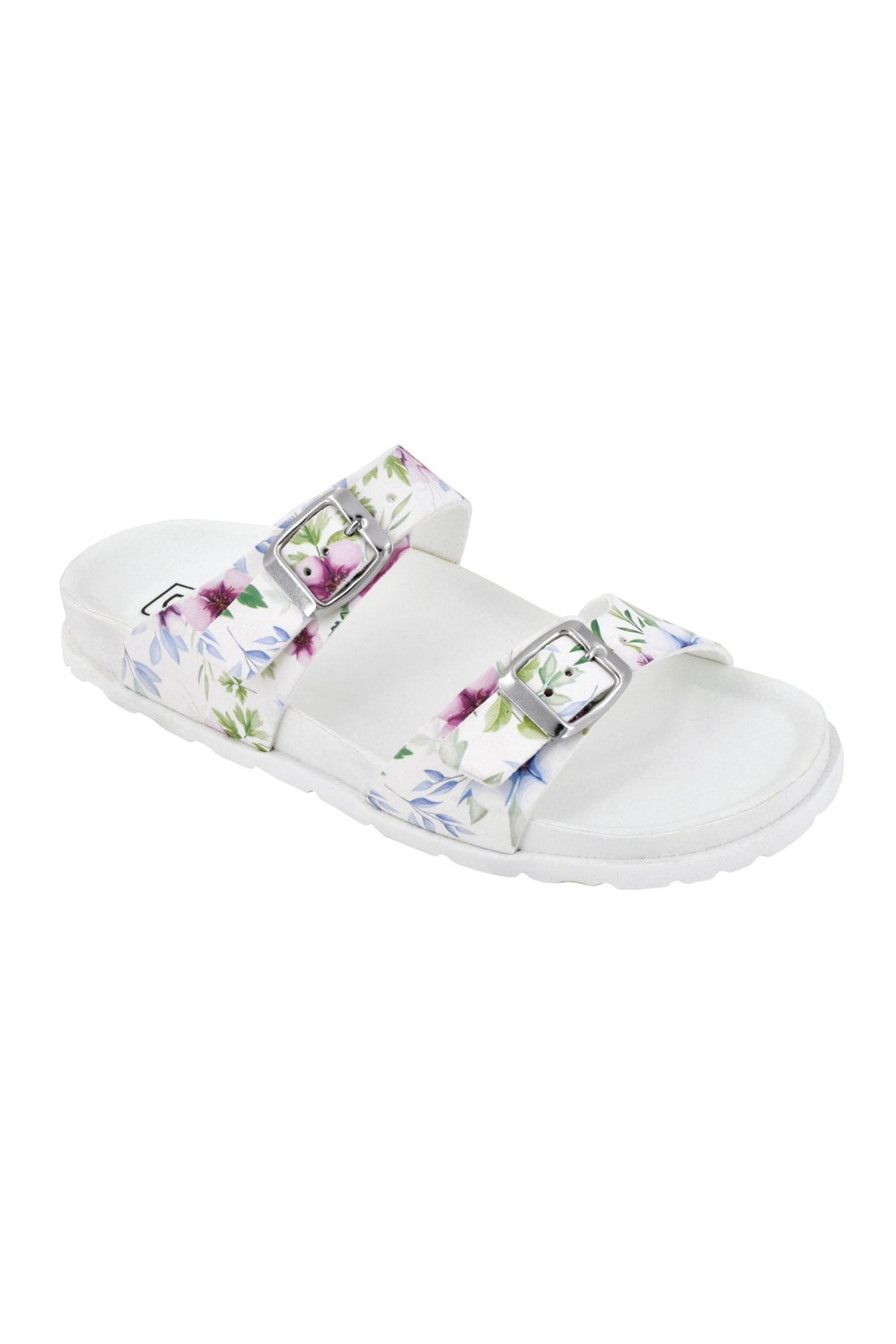 Side view of Biotime Sandal - Style Calisto in color print 7