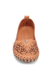 Front view of Biza Loafer - Style Sophie in tan