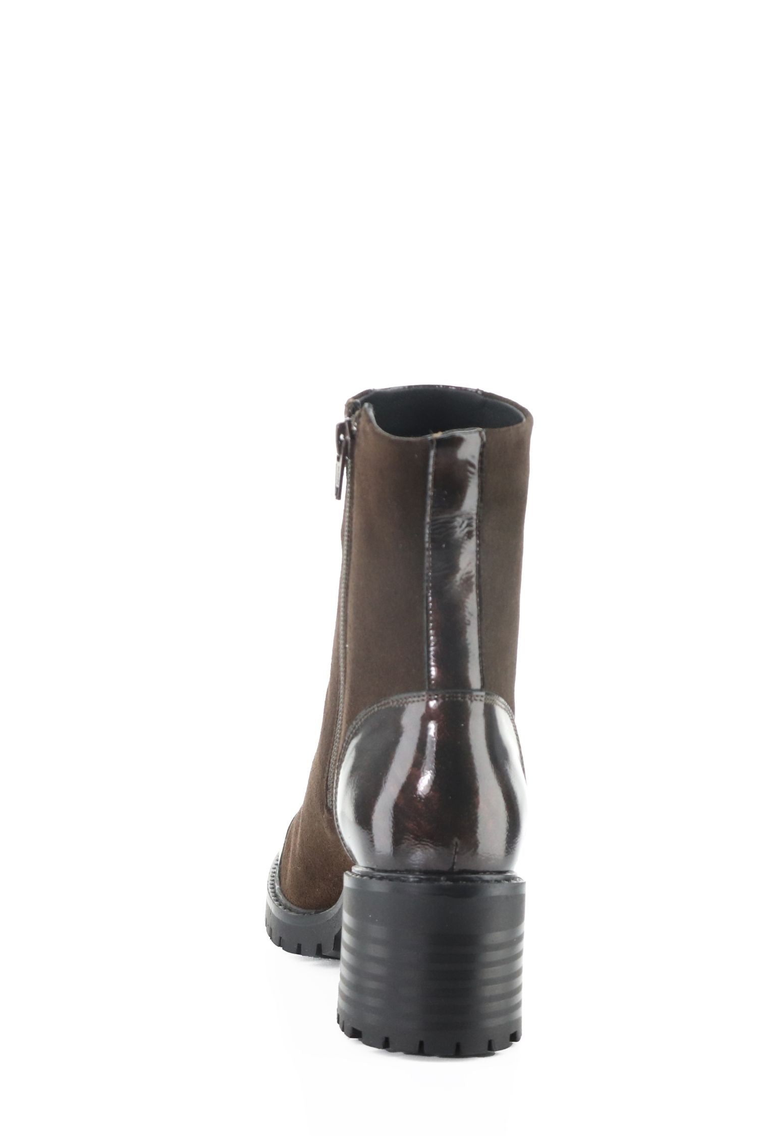 Back view o fBos & Co Waterproof Ankle Boot - Style Ingrid in brown
