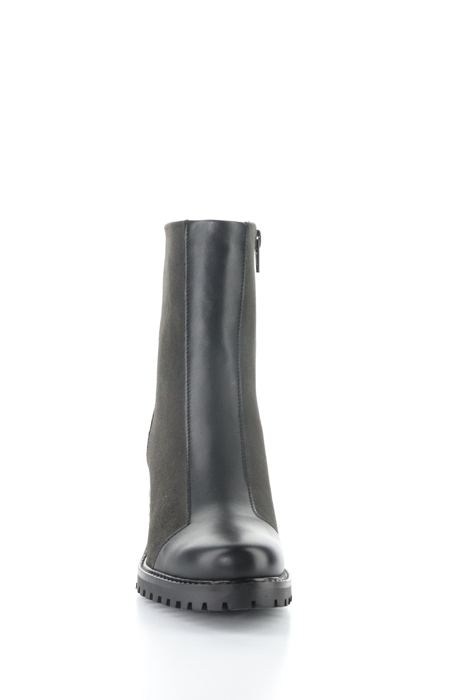 Front view of Bos & Co Waterproof Ankle Boot - Style Ingrid in black