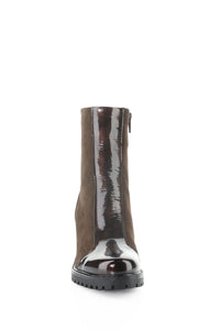 Front view of Bos & Co Waterproof Ankle Boot - Style Ingrid in brown
