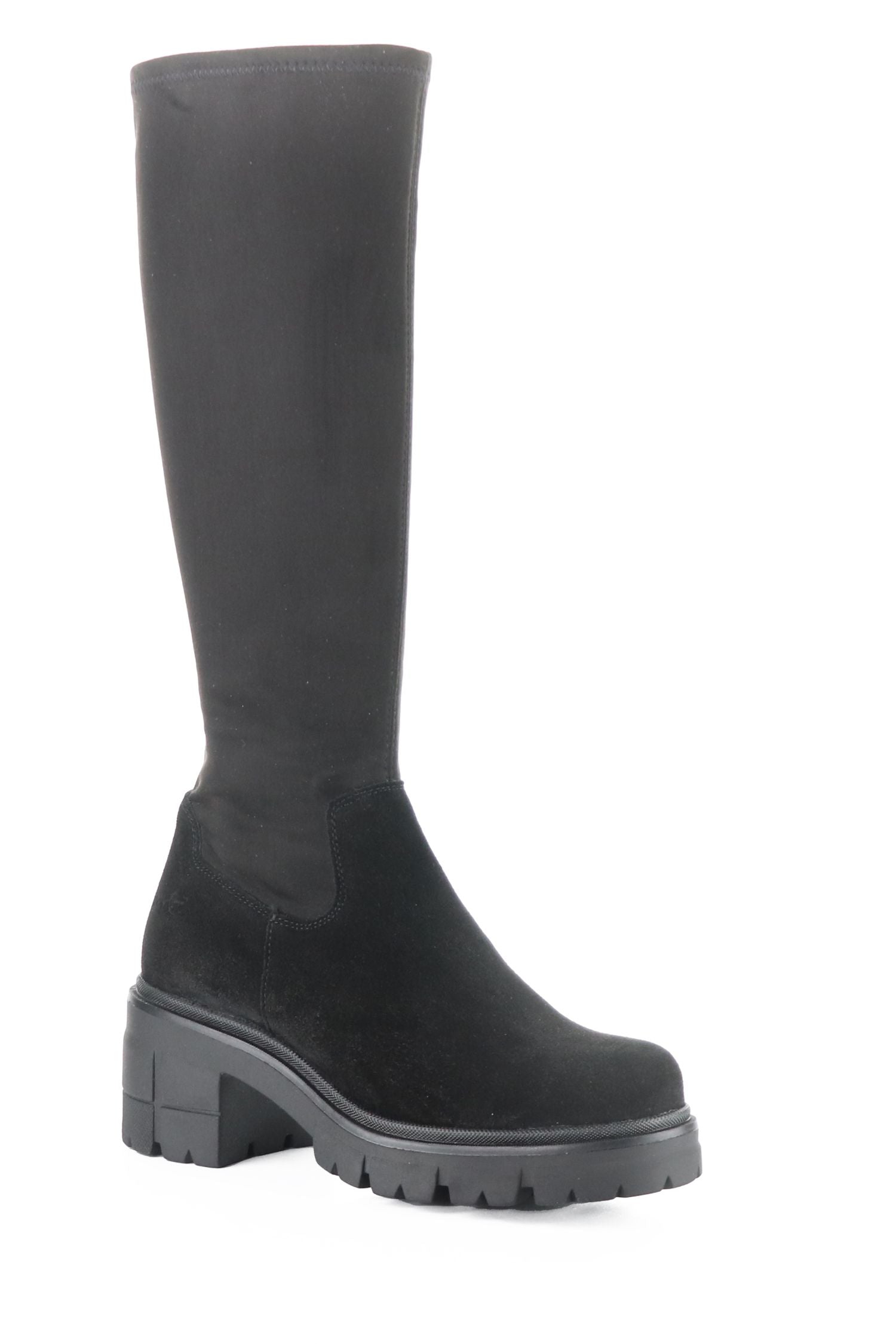 Outside front angle view of Bos &amp; Co Waterproof Tall Boot - Style Brenna