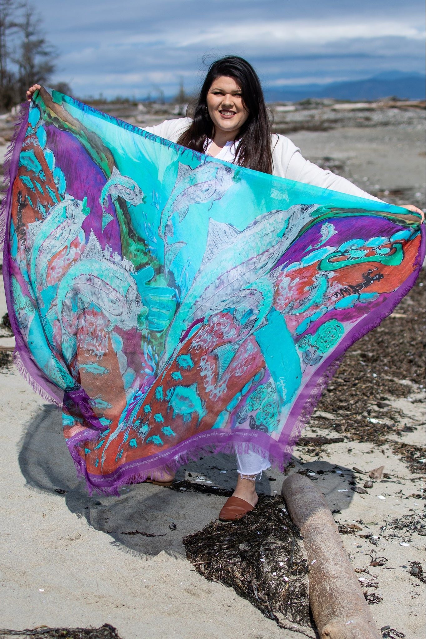 Love's Pure Light "Look at What Is in Your Hand" Silk Scarf - Style D-430, fig4