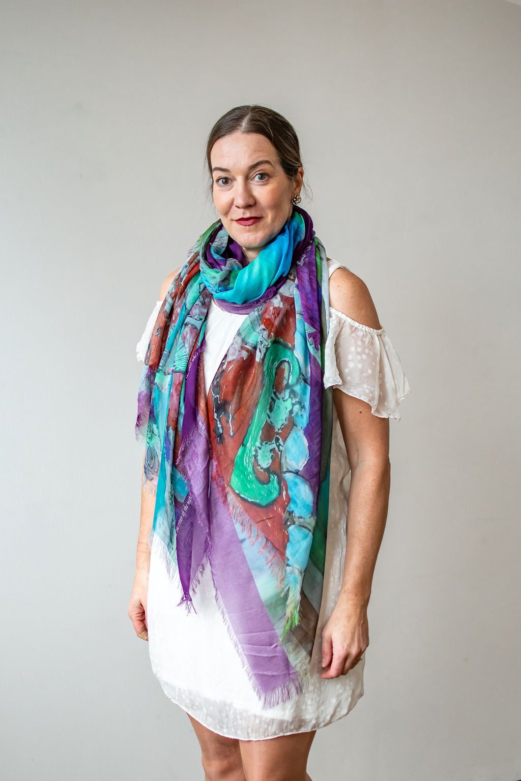 Love's Pure Light "Look at What Is in Your Hand" Silk Scarf - Style D-430, fig2