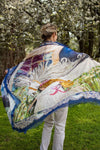 Love's Pure Light "Draw Near the Bridge" Silk Shawl - Style D-445, fig2