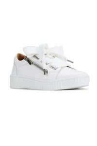 Front angle of EOS Fashion Sneaker - Style Jovi in white