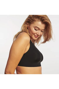 Side view2 of Evelyn &amp; Bobbie Evelyn Wire-Free Bra in black