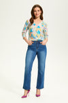 Outfit view of FDJ Olivia Boot Cut Ankle Jeans - Style 2325115