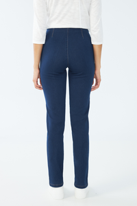 FDJ Pull-On Super Jegging - Style 226906N, indigo, back