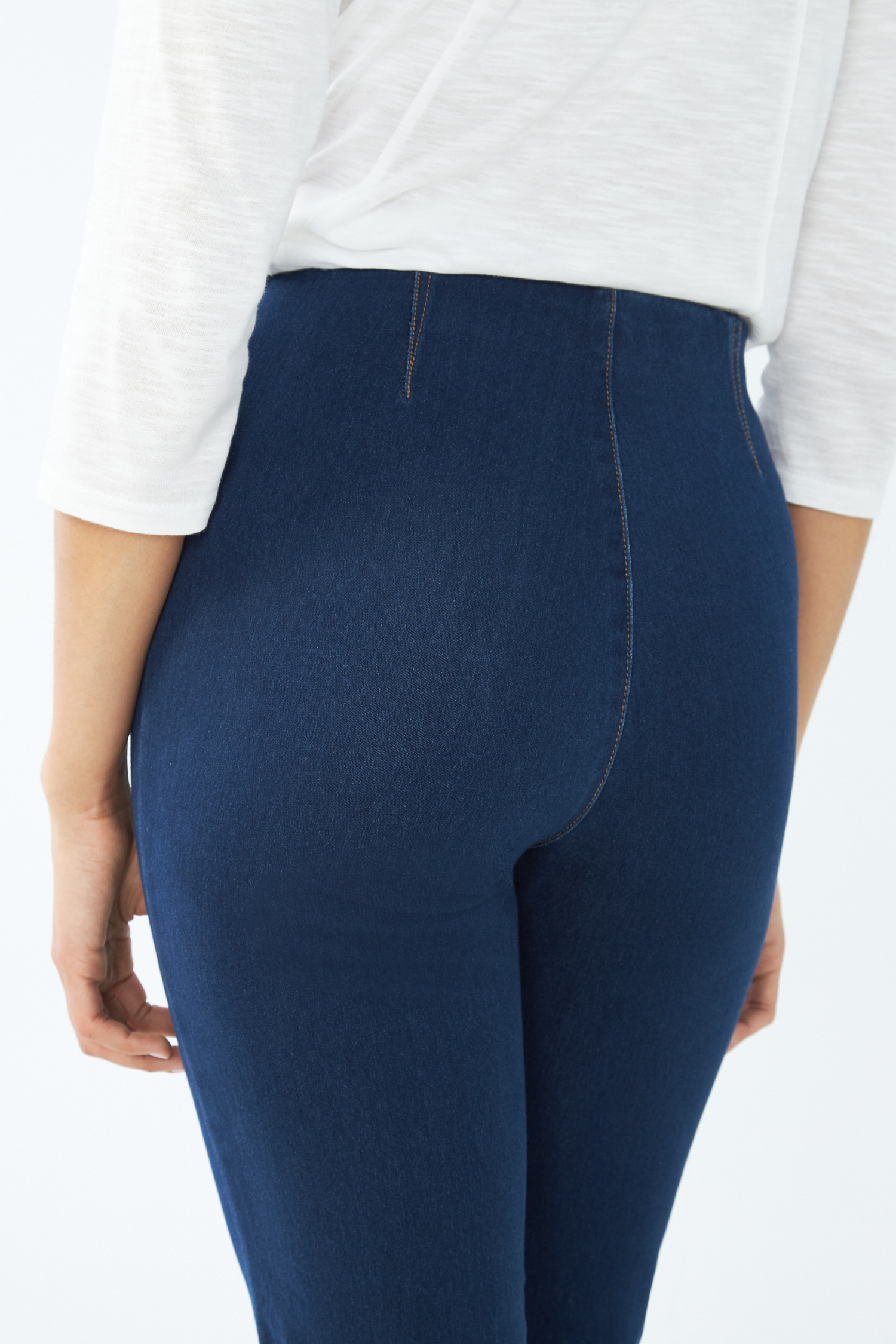 FDJ Pull-On Super Jegging - Style 226906N, indigo, back2