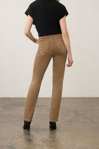Back view of FDJ Suzanne Straight Leg Jeans - Style 6864511 in maple