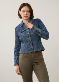 Front view of FDJ Utility Jean Jacket - Style 10022225