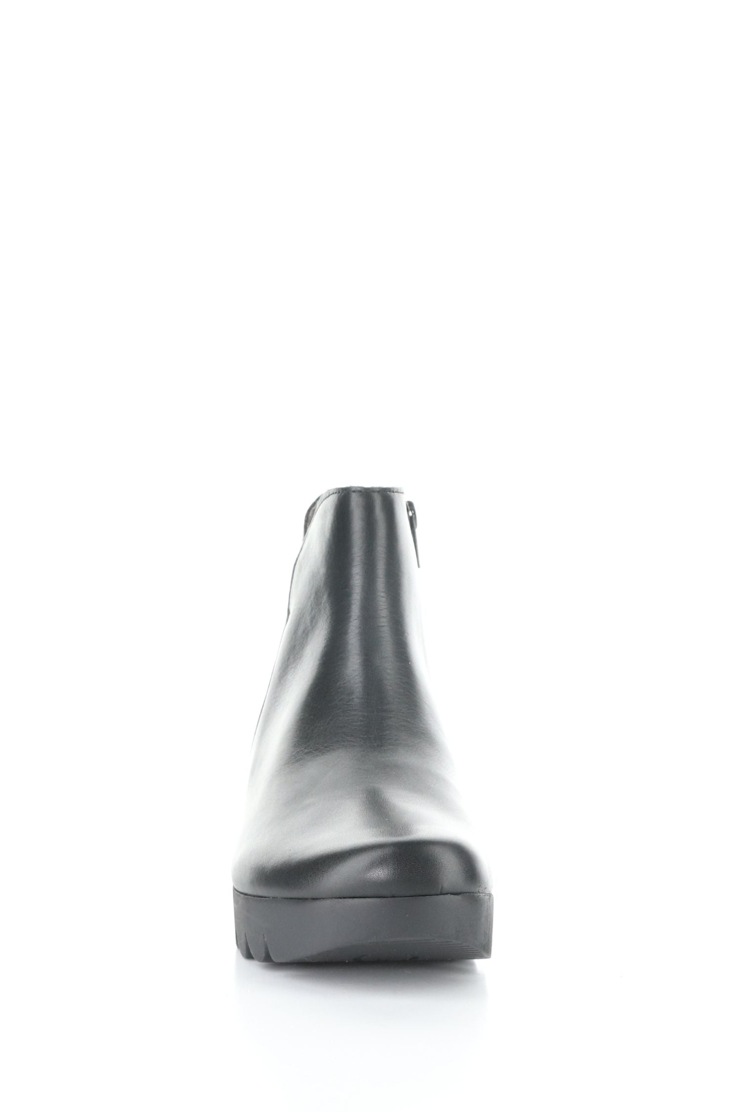 Front view of Fly London Ankle Boot - Style Vang in black
