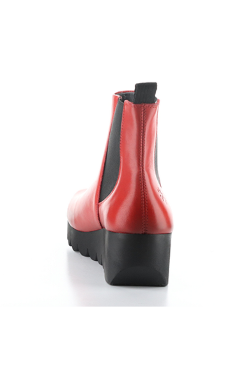 Fly London Ankle Boot - Style Vaze, red, back2
