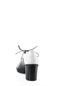 Back view of Fly London Block Heel Pump - Style Geil