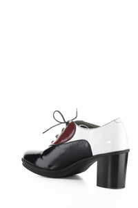 Back inside angle view of Fly London Block Heel Pump - Style Geil
