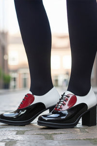 Lifestyle view of Fly London Block Heel Pump - Style Geil