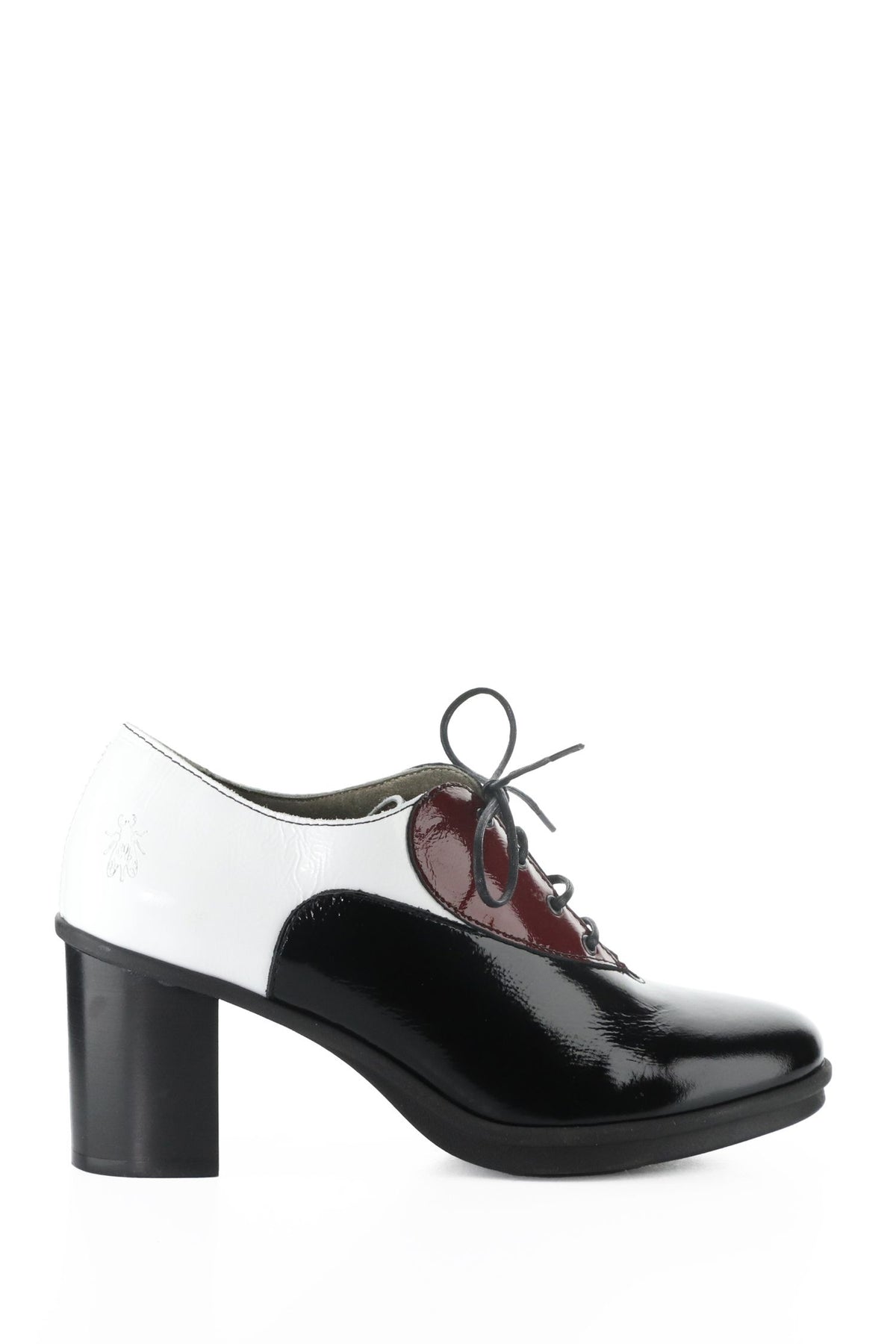 Outside view of Fly London Block Heel Pump - Style Geil