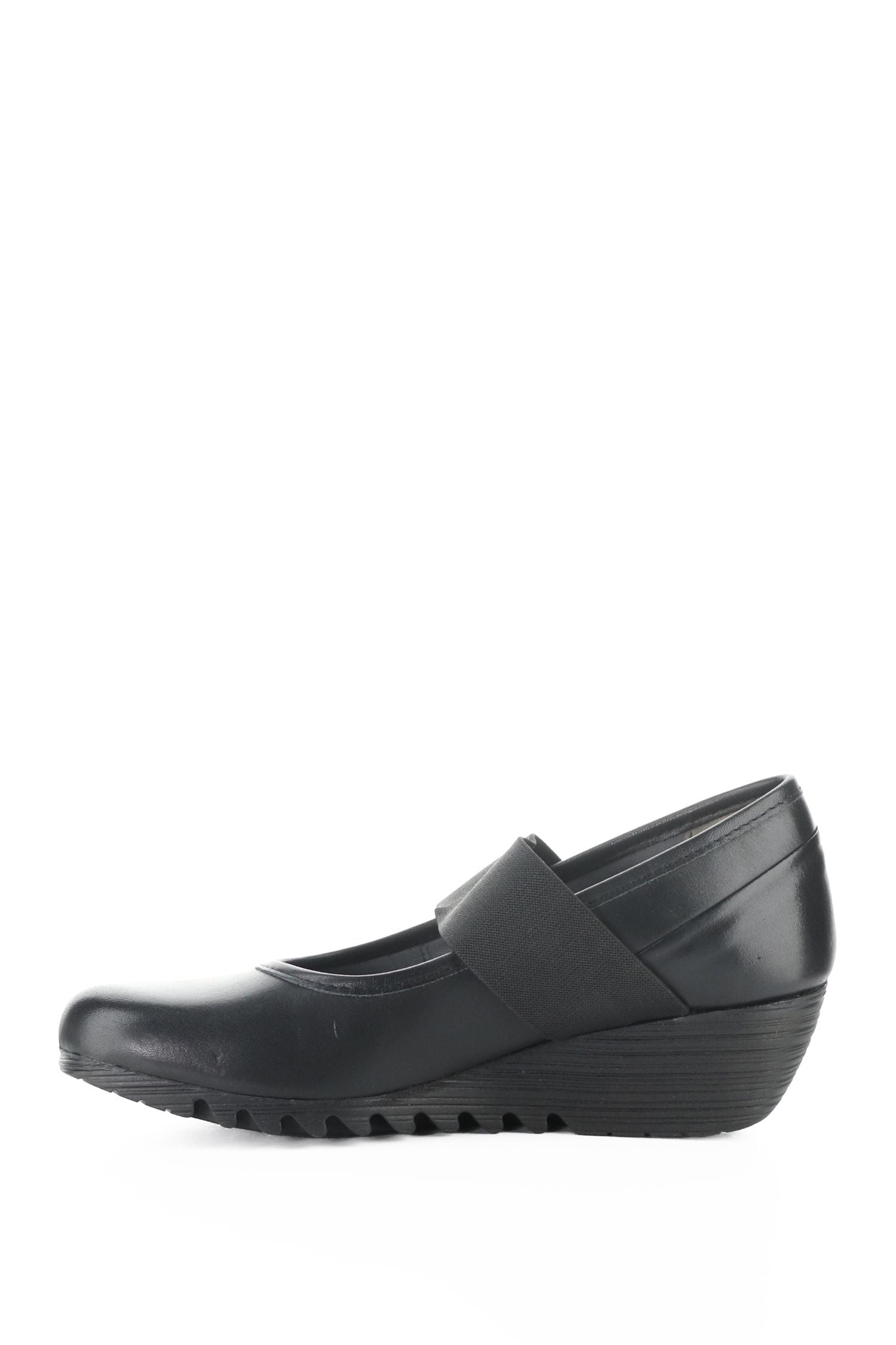 Inside view of Fly London Wedge Pump - Style Olid in black