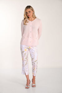 Outfit2 of Frank Lyman Floral Appliqué Knit Cardigan - Style 266576