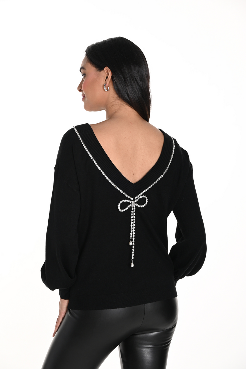 Frank Lyman Knit Top - Style 243457U, back