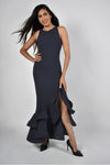 Frank Lyman Ruffle Hem Evening Dress - Style 228174