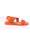 Tyche Flat Sandal - Style Angelina, orange