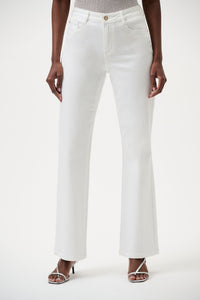 Front view1 Joseph Ribkoff Brooke Bootcut Jean - Style 251967 in white