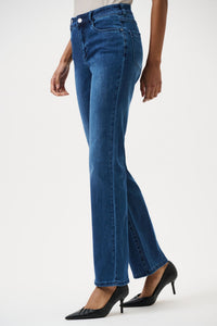 Side view of Joseph Ribkoff Brooke Bootcut Jean - Style 251967 in med blue