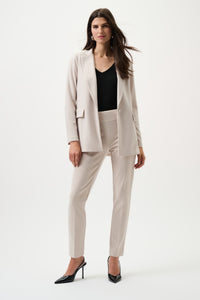 Outfit2 view of Joseph Ribkoff Classic Tailored Slim Pant - Style 144092 in moonstone