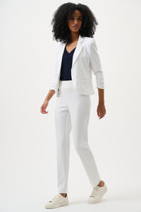 Outfit2 of Joseph Ribkoff Classic Tailored Slim Pant - Style 144092 in vanilla