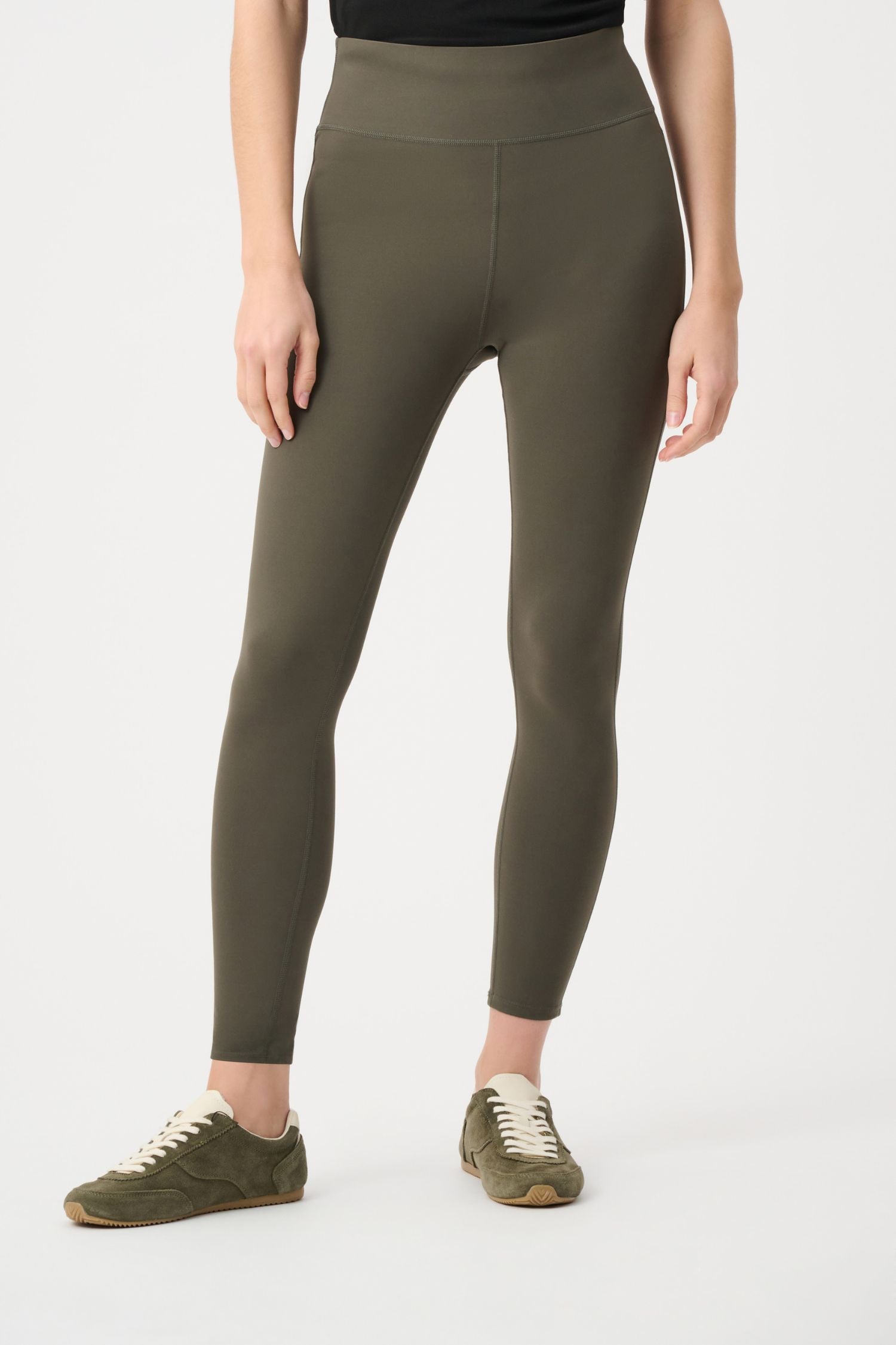 Front view of Joseph Ribkoff Compression Legging - Style 261625 in green