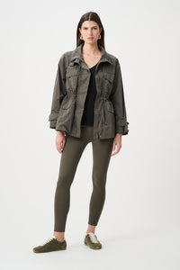 Outfit view of Joseph Ribkoff Compression Legging - Style 261625 in green