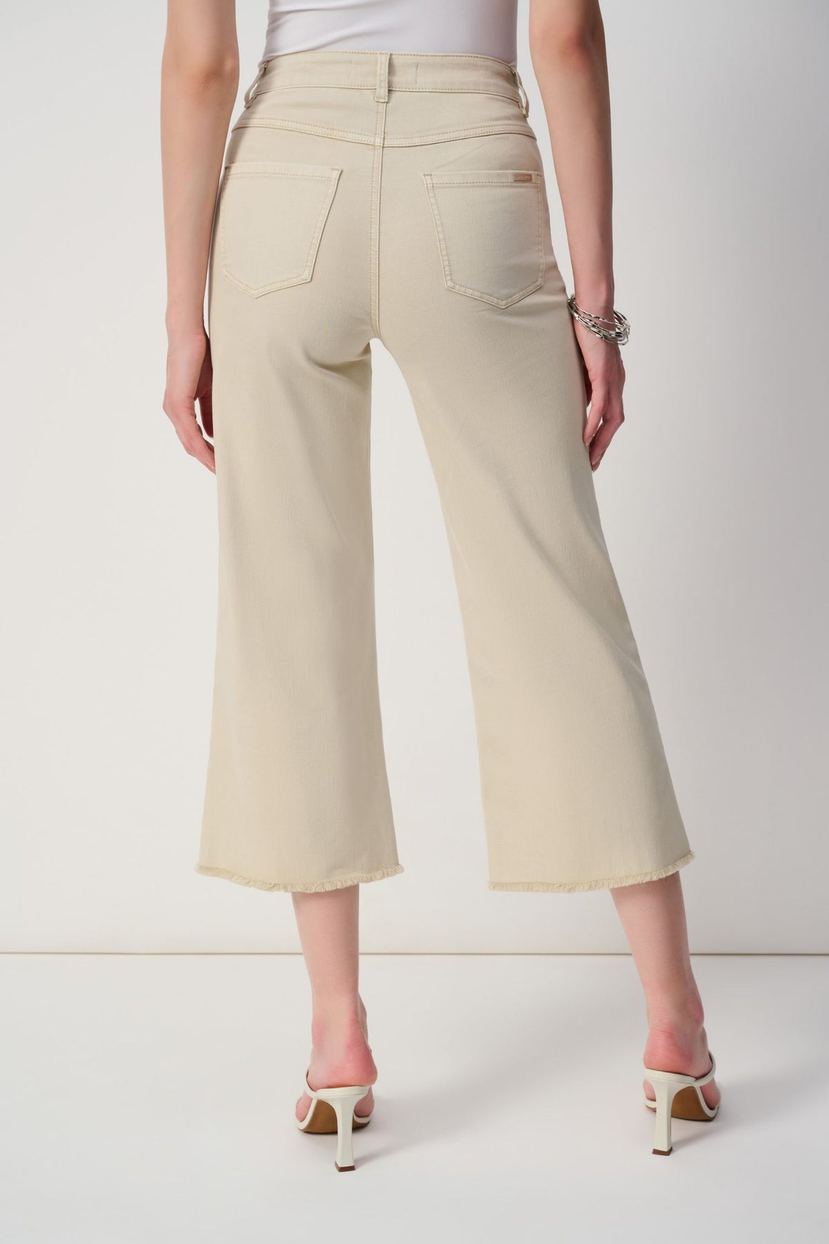 Back view of Joseph Ribkoff Culotte Jeans - Style 251901-MS