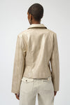 Back view of Joseph Ribkoff Leatherette Jacket - Style 254925