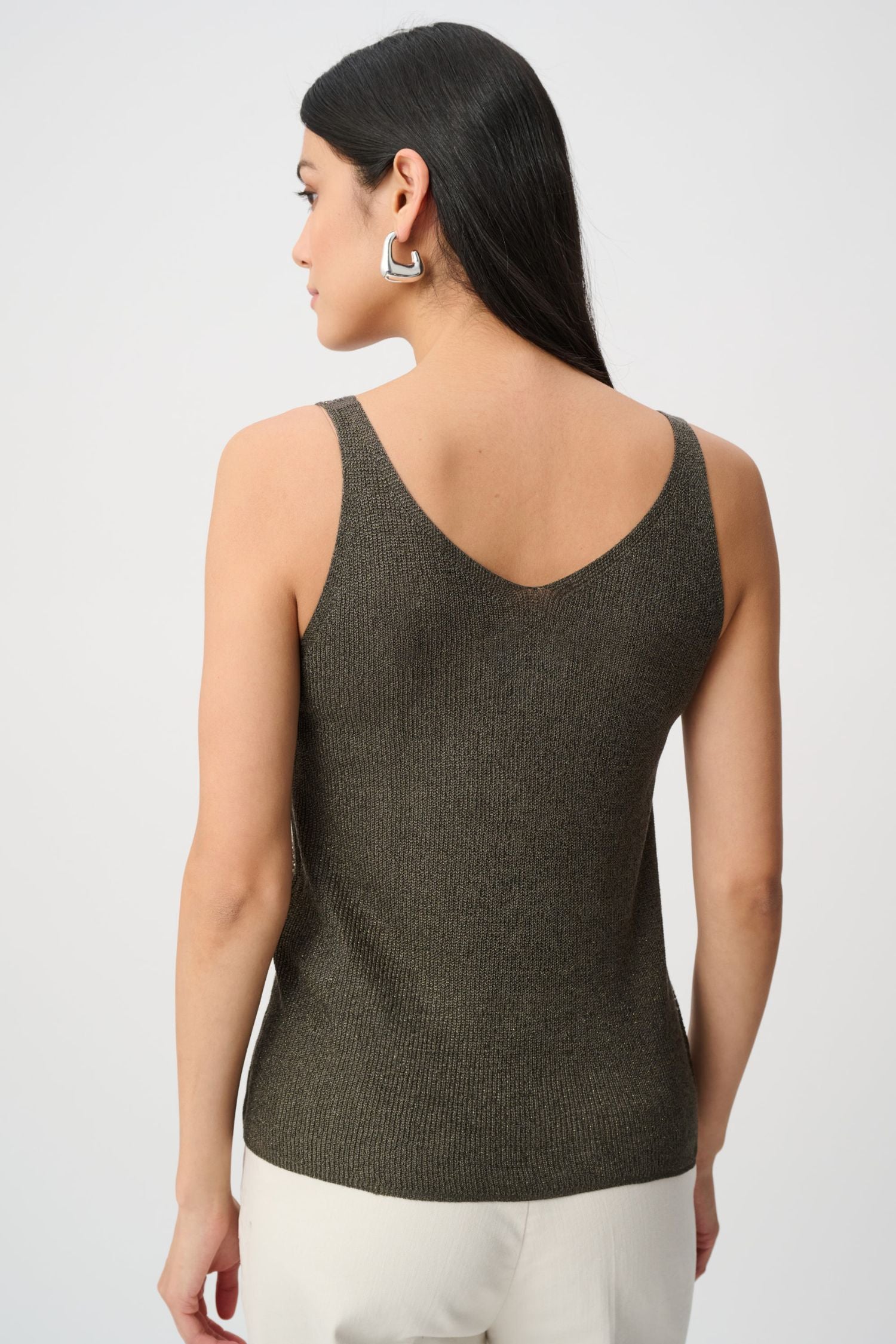 Joseph Ribkoff Metallic Knit Camisole - Style 252915 – Close To