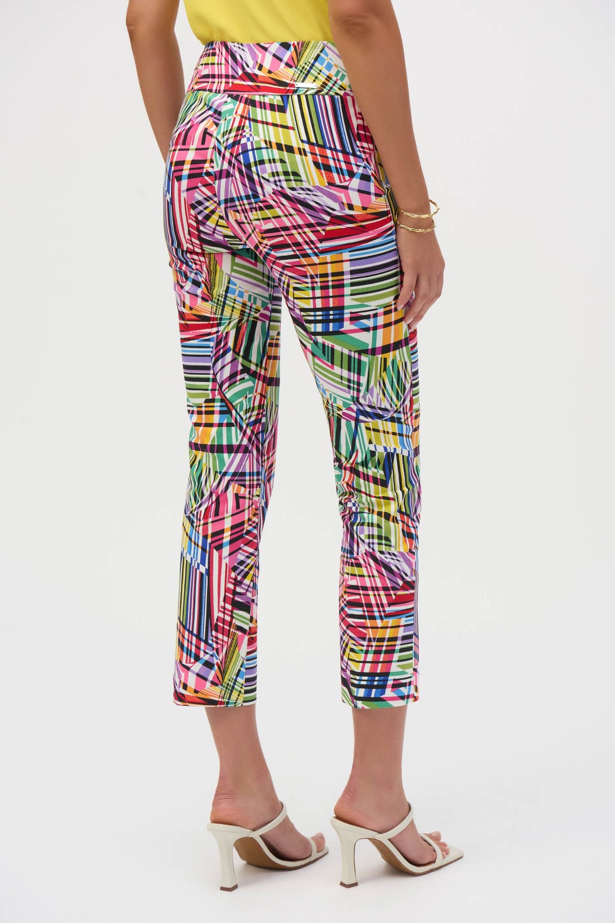 Back view of Joseph Ribkoff Millenium Crop Pant - Style 252233-BM