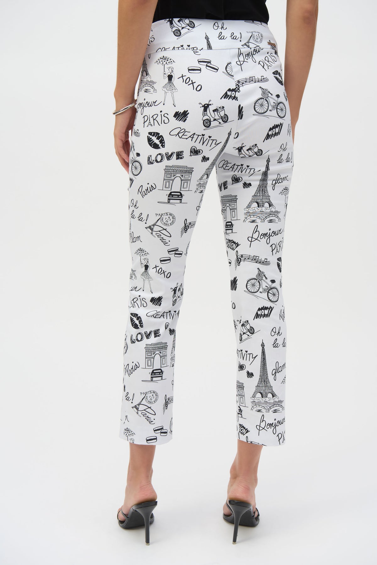 Back view of Joseph Ribkoff Millennium Straight Leg Pants - Style 252233